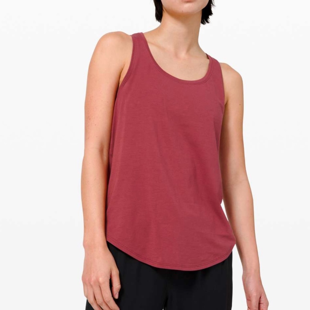 Love Tank Top in Chianti